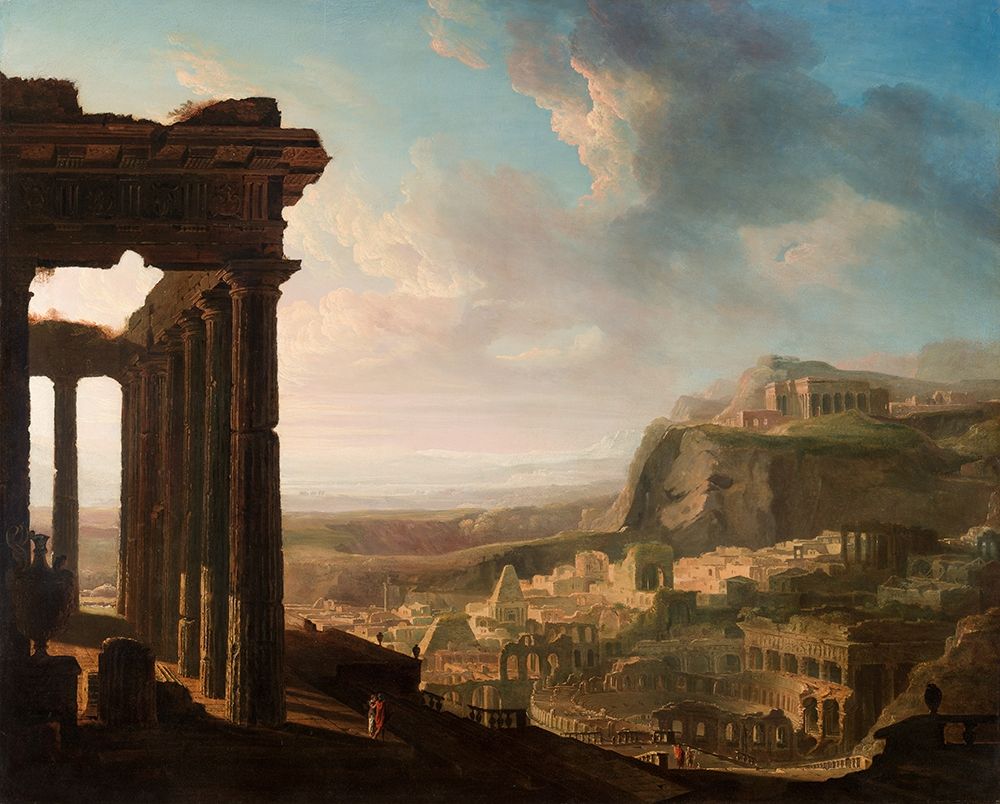 Ruins of an Ancient City art print by John Martin for $57.95 CAD