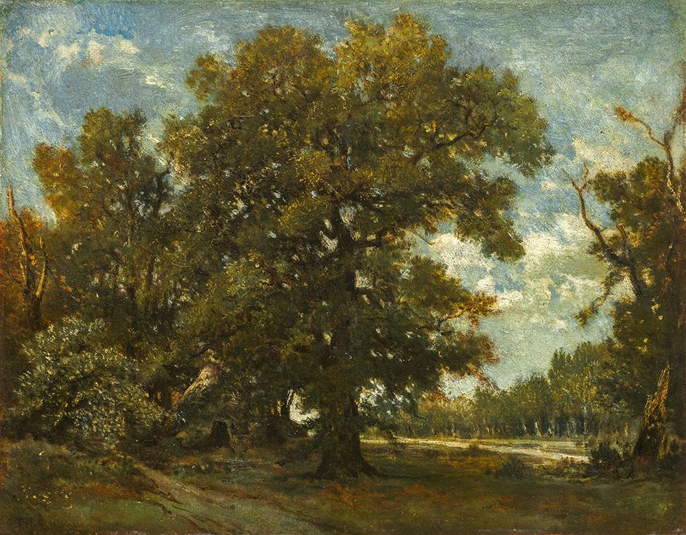The Oak Tree art print by Theodore Rousseau for $57.95 CAD