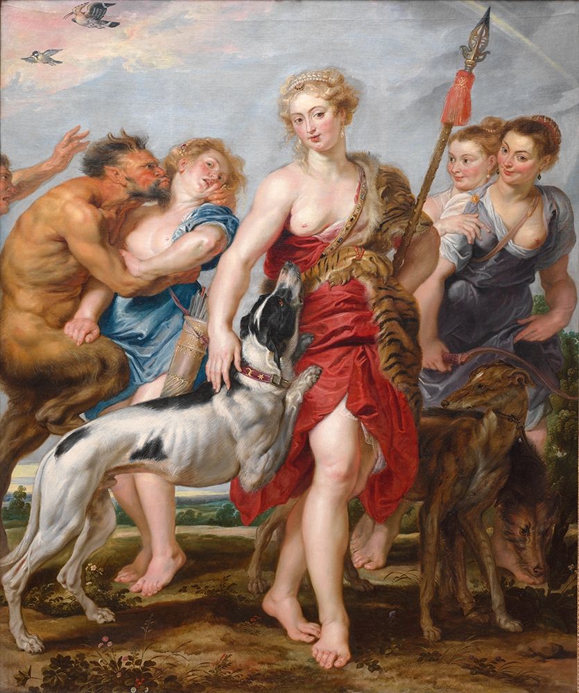 Diana and Her Nymphs Departing for the Hunt art print by Peter Paul Rubens for $57.95 CAD