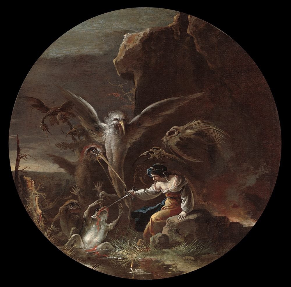 Scenes of Witchcraft art print by Salvator Rosa for $57.95 CAD