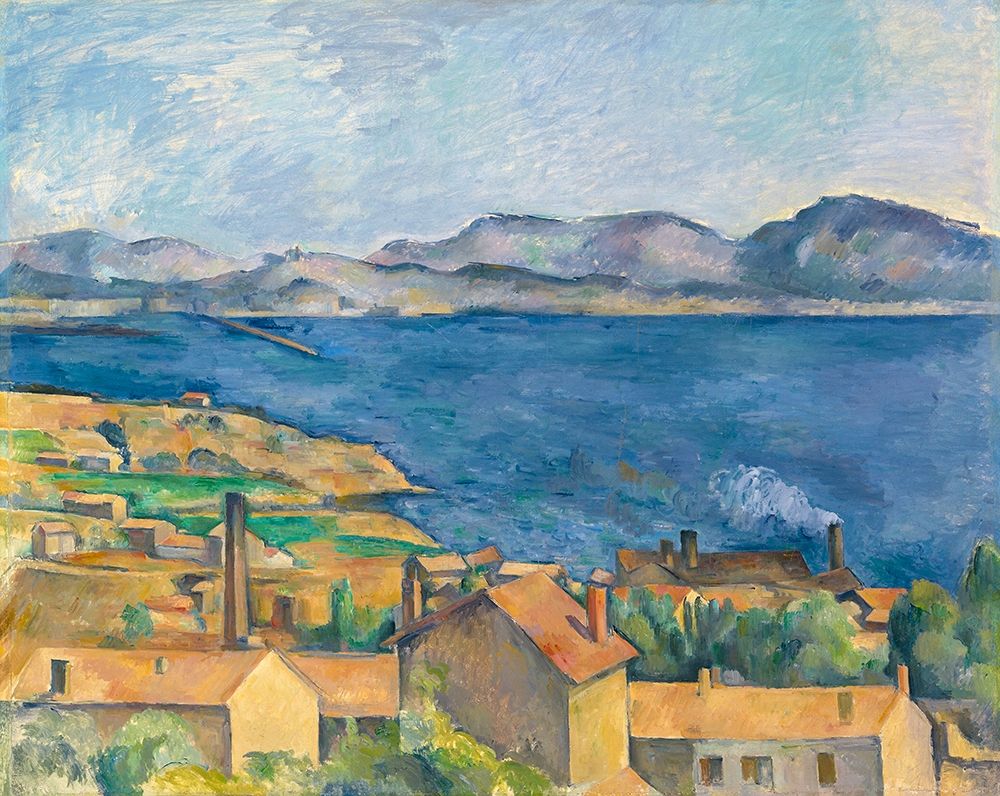 The Bay of Marseille, Seen from Lâ€™Estaque 1885 art print by Paul Cezanne for $57.95 CAD