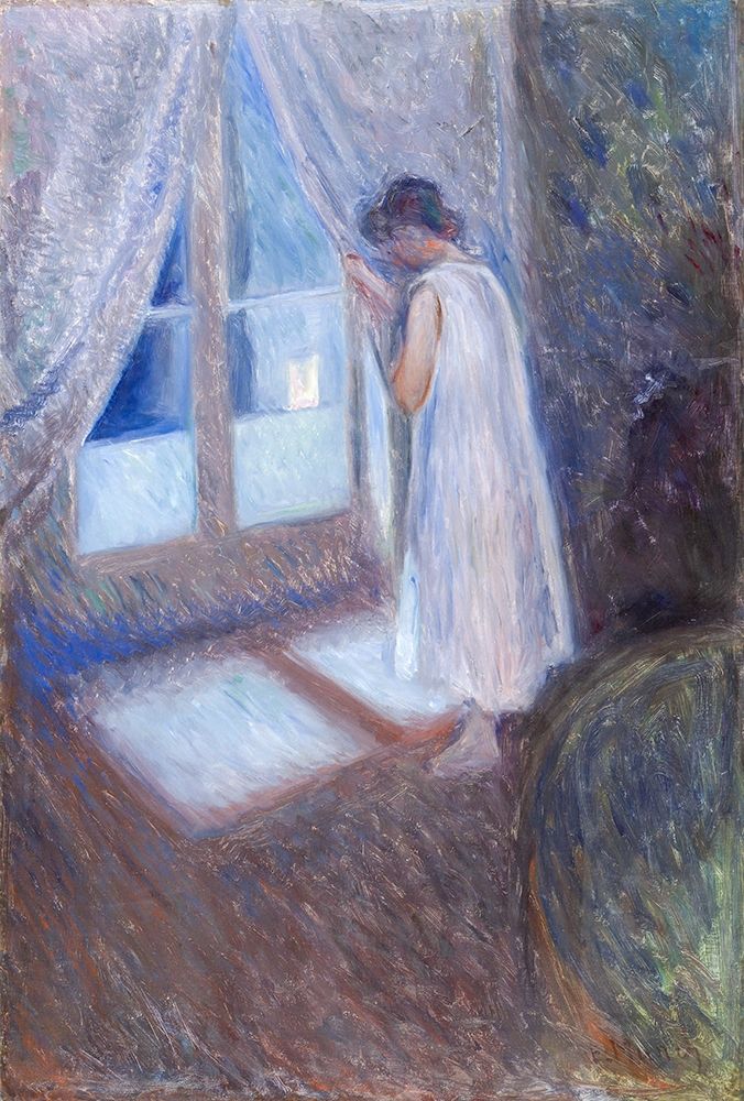 The Girl by the Window 1893 art print by Edvard Munch for $57.95 CAD