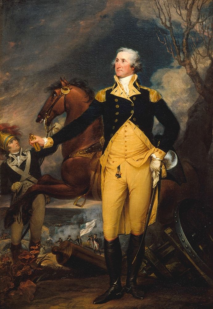 George Washington before the Battle of Trenton art print by John Trumbull for $57.95 CAD