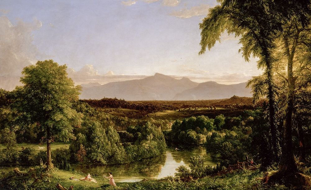 View on the Catskillâ€”Early Autumn art print by Thomas Cole for $57.95 CAD
