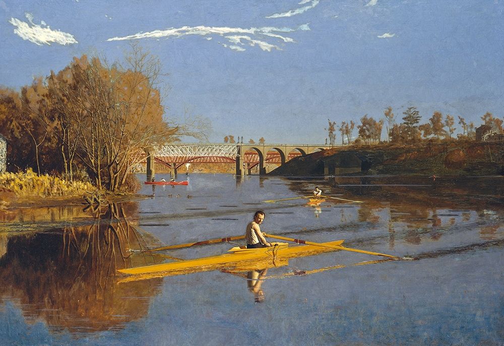 The Champion Single Sculls (Max Schmitt in a Single Scull) art print by Thomas Eakins for $57.95 CAD