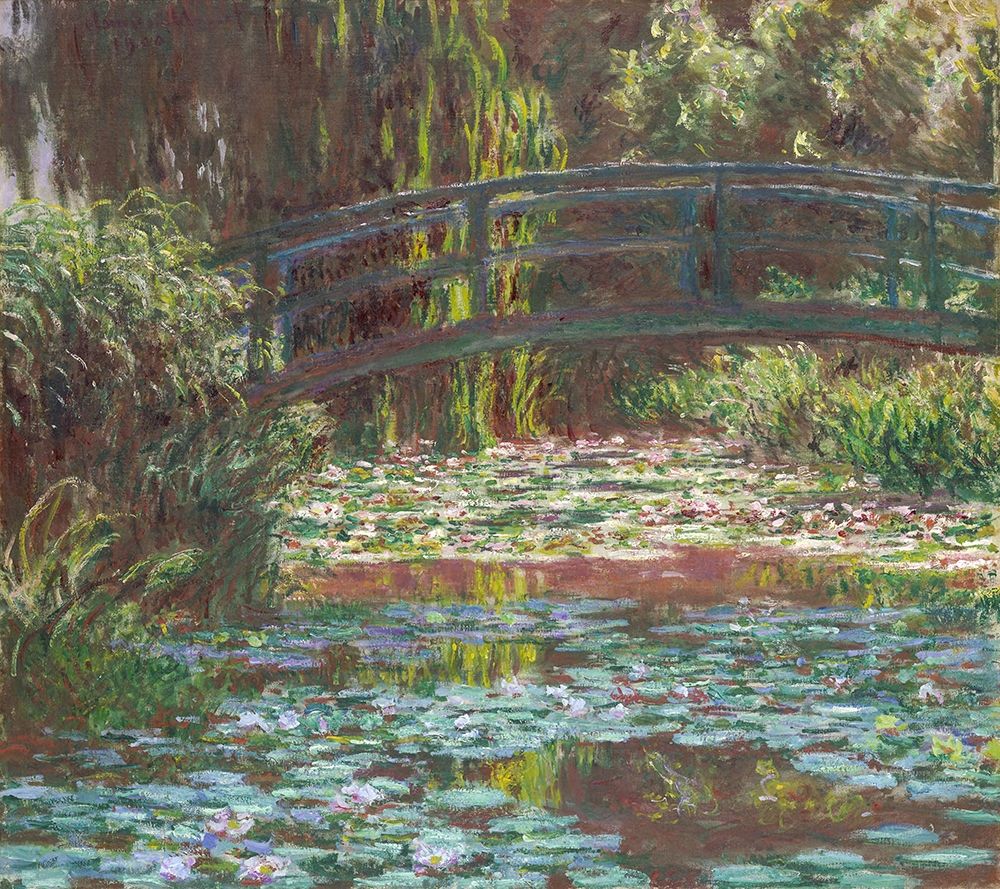 Water Lily Pond art print by Claude Monet for $57.95 CAD