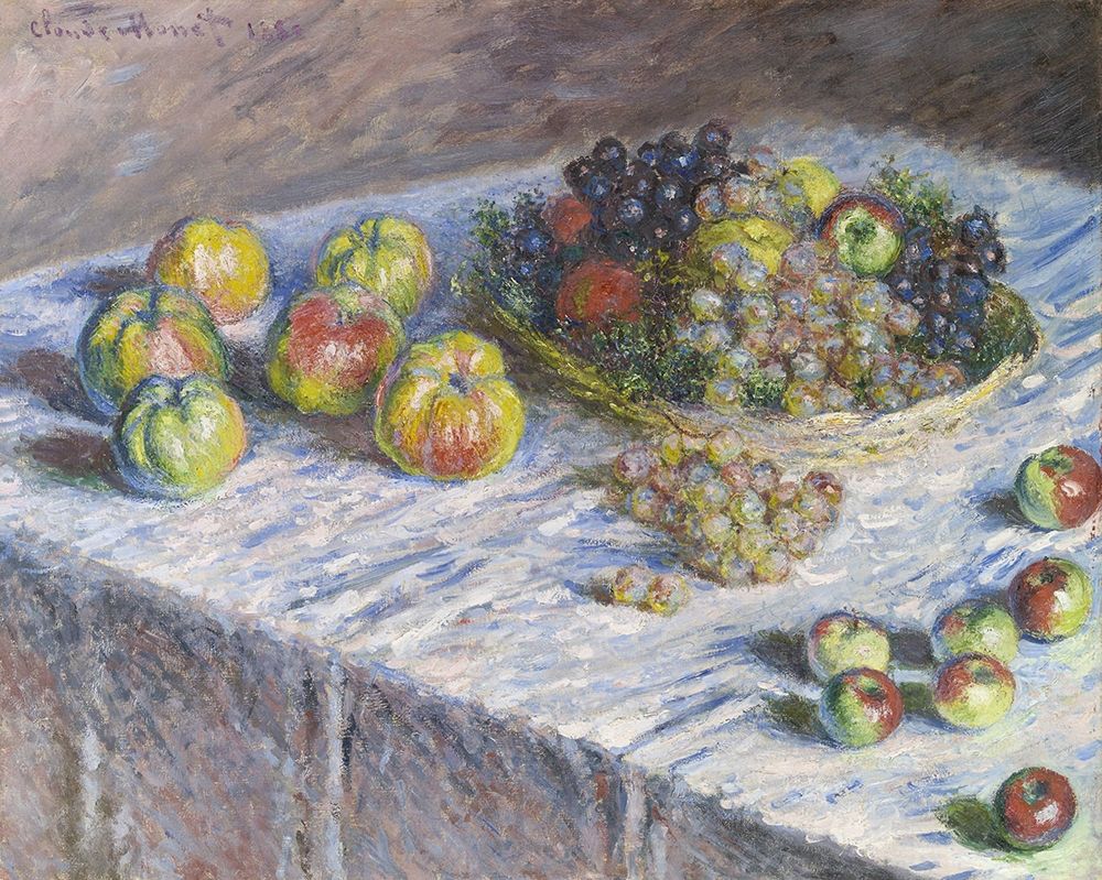 Apples and Grapes art print by Claude Monet for $57.95 CAD