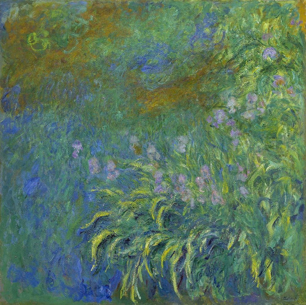 Irises art print by Claude Monet for $57.95 CAD