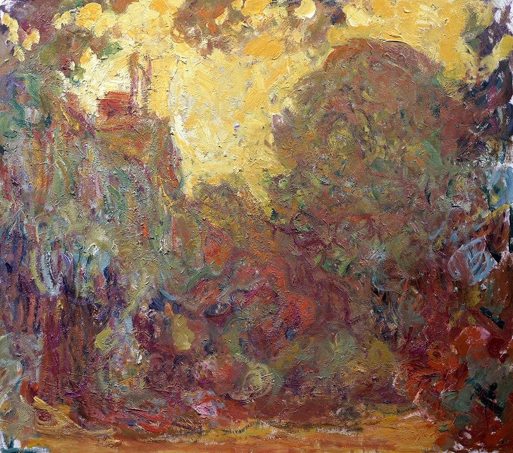 La Maison de Giverny art print by Claude Monet for $57.95 CAD