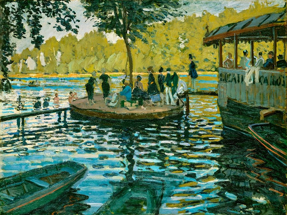 La GrenouillÃ©re art print by Claude Monet for $57.95 CAD