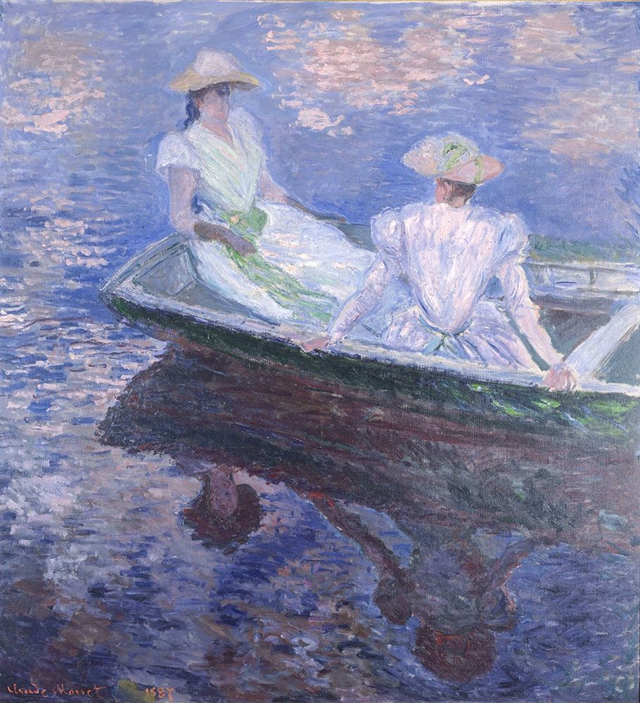 On the Boat art print by Claude Monet for $57.95 CAD