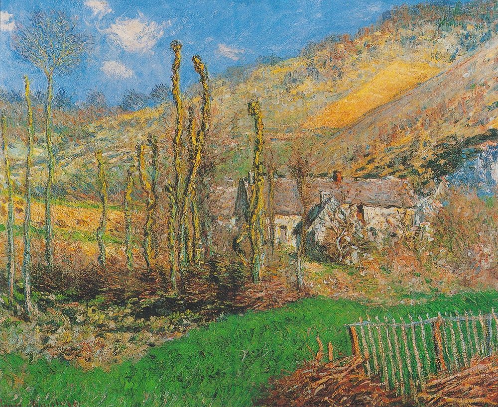 Winter Landscape at the Val de Falaise (Giverny) art print by Claude Monet for $57.95 CAD
