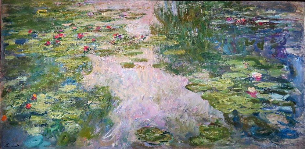 Waterlillies art print by Claude Monet for $57.95 CAD