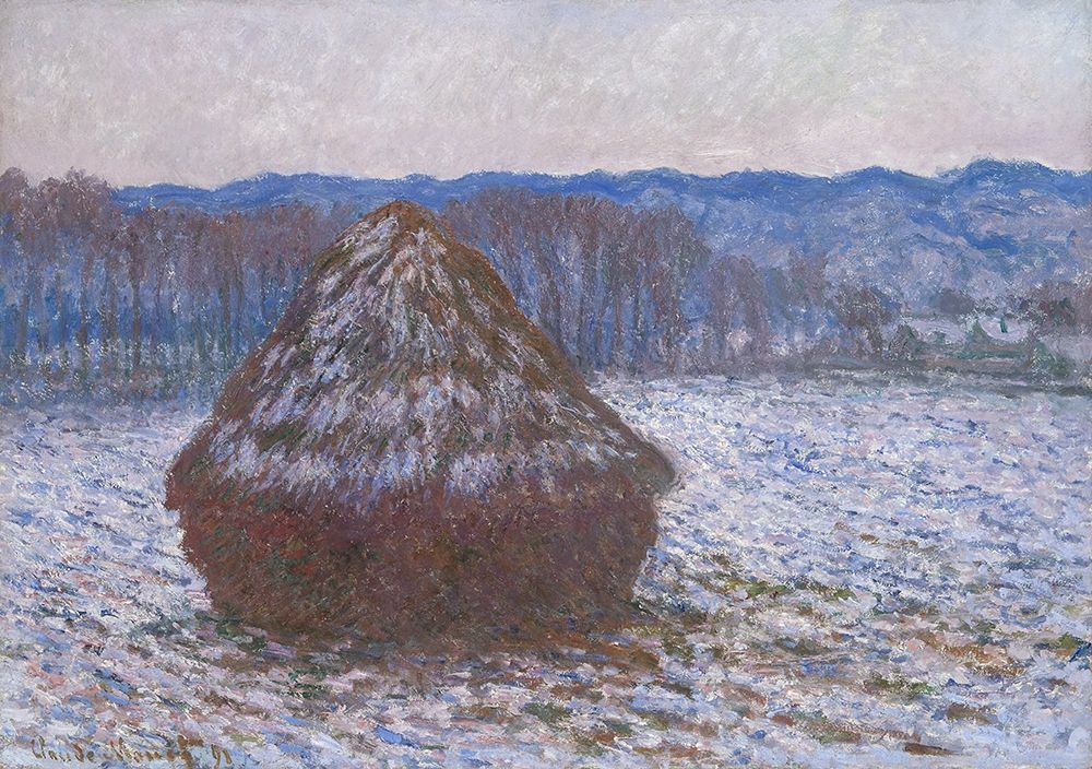 Stack of Wheat art print by Claude Monet for $57.95 CAD