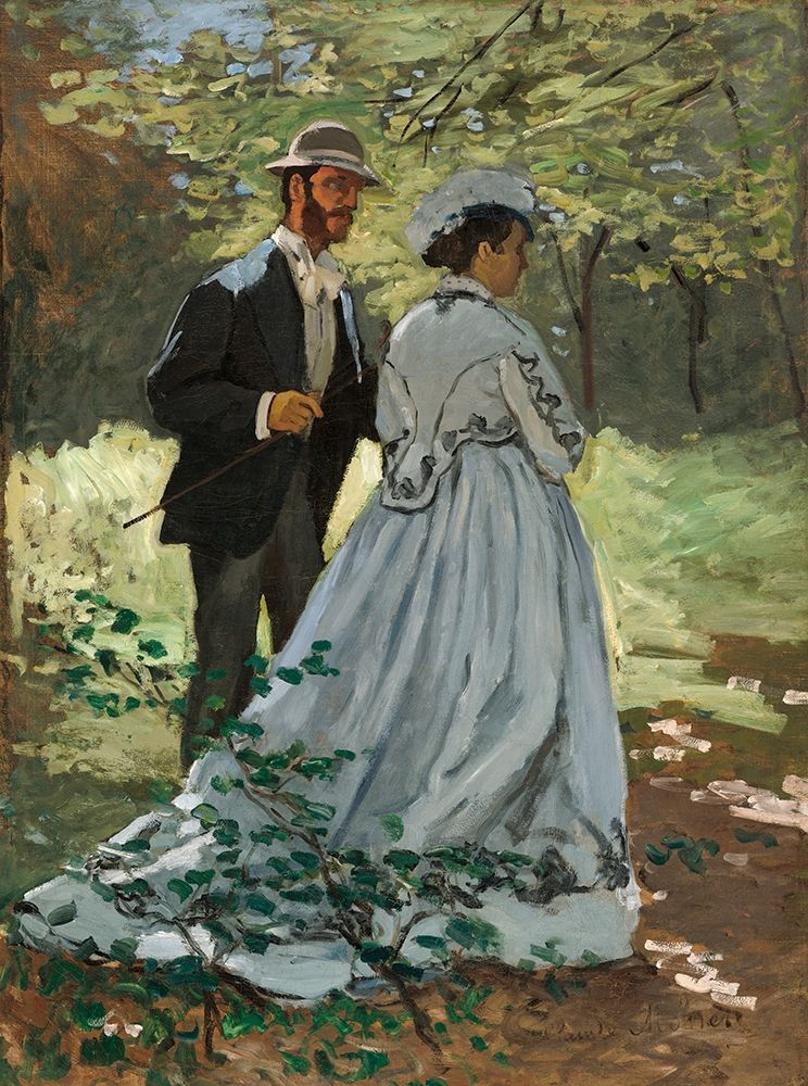 Bazille and Camille art print by Claude Monet for $57.95 CAD