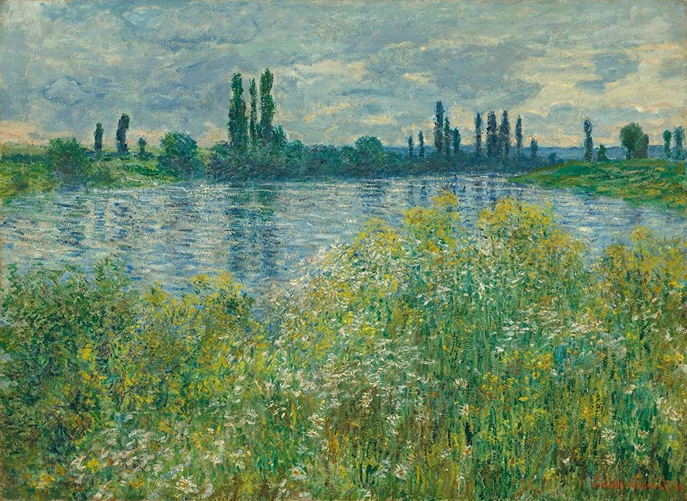 Banks of the Seine, Vetheuil art print by Claude Monet for $57.95 CAD