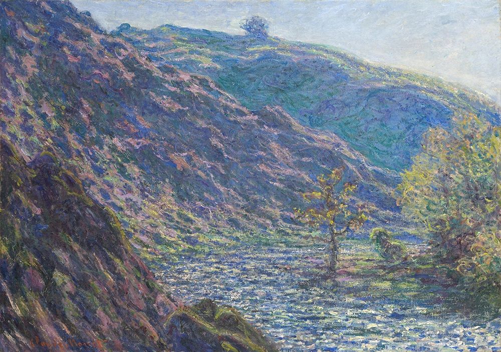 The Petite Creuse River art print by Claude Monet for $57.95 CAD