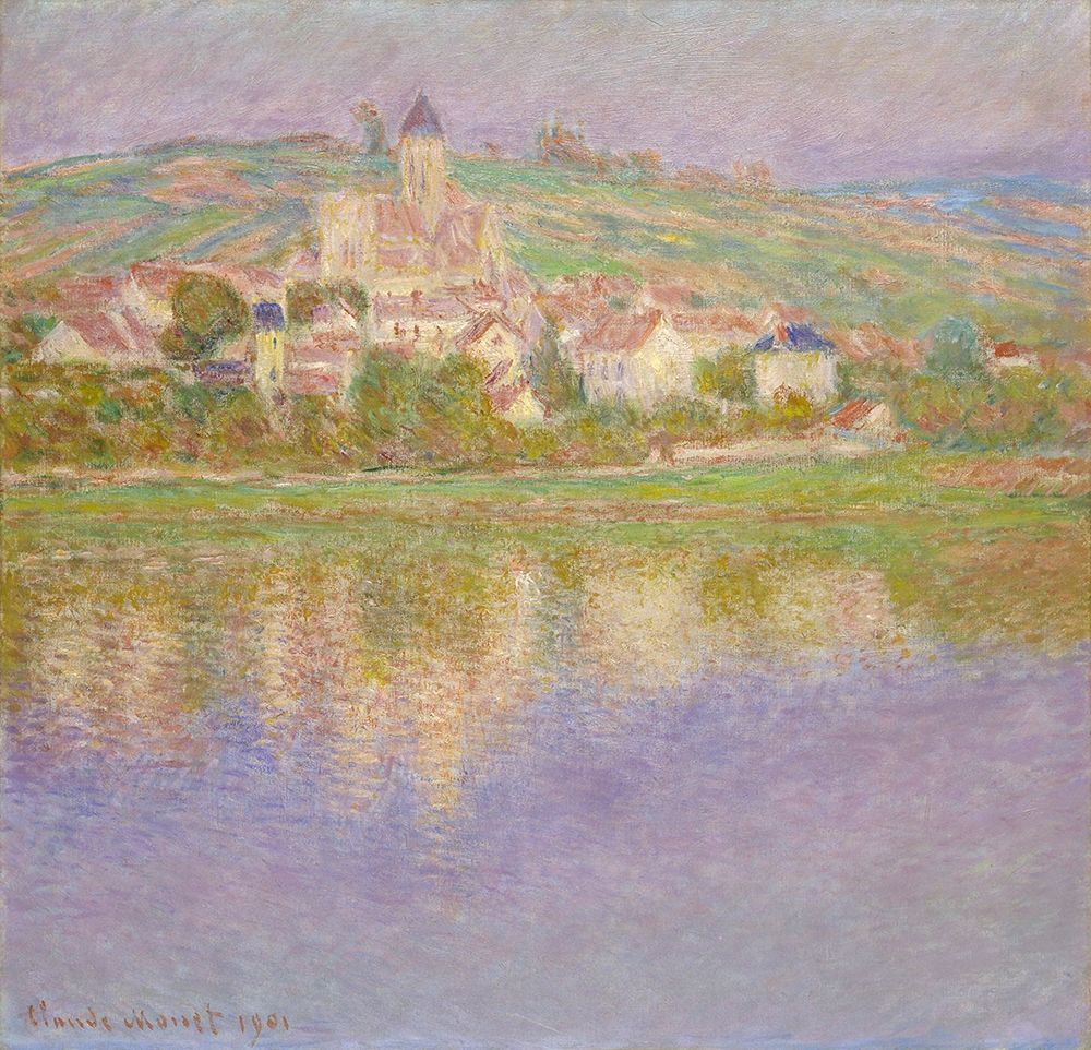 VÃ©theuil art print by Claude Monet for $57.95 CAD