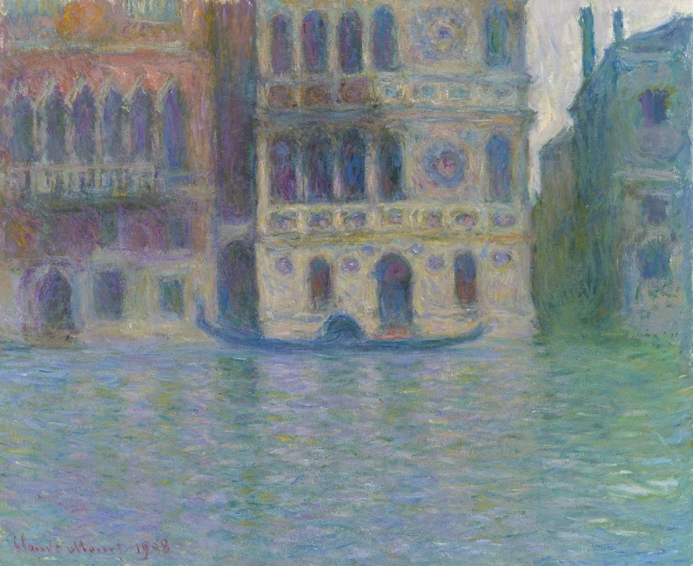 Venice, Palazzo Dario art print by Claude Monet for $57.95 CAD