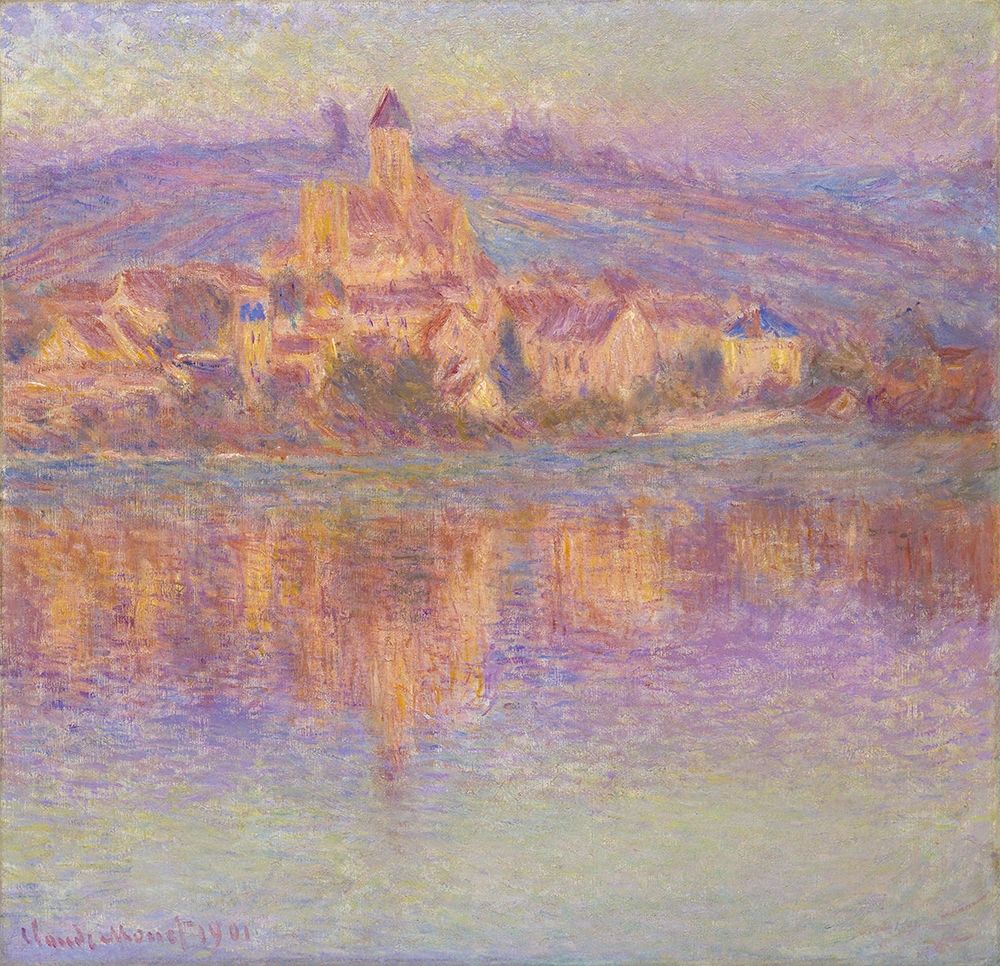 VÃ©theuil 1901 art print by Claude Monet for $57.95 CAD