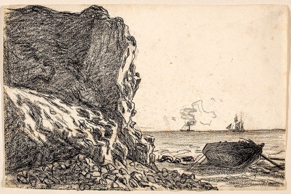 Cliffs and Sea, Sainte-Adresse art print by Claude Monet for $57.95 CAD