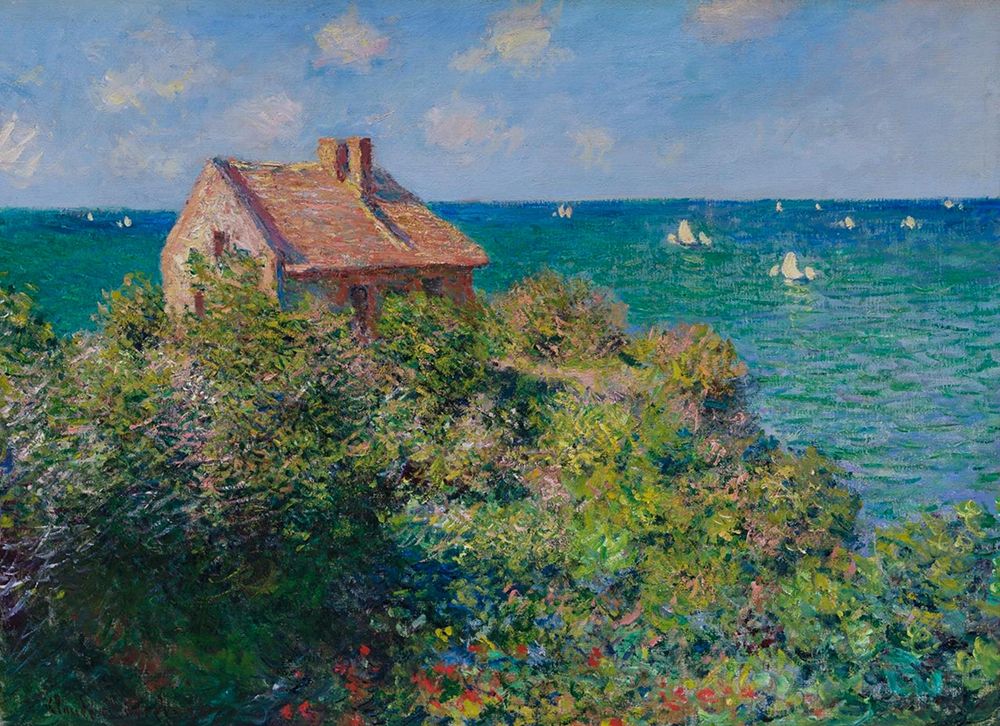 Fishermans Cottage art print by Claude Monet for $57.95 CAD