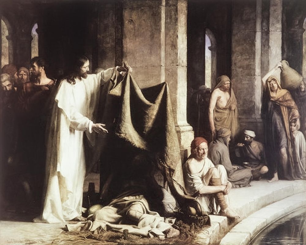 Pool of Bethesda art print by Carl Bloch for $57.95 CAD