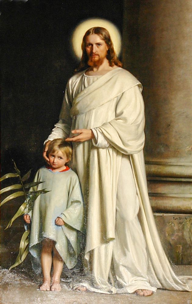 Christ and Child art print by Carl Bloch for $57.95 CAD
