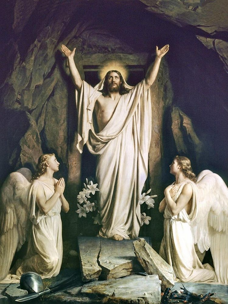 Resurrection of Christ art print by Carl Bloch for $57.95 CAD