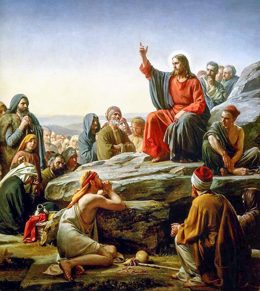 The Sermon on the Mount art print by Carl Bloch for $57.95 CAD