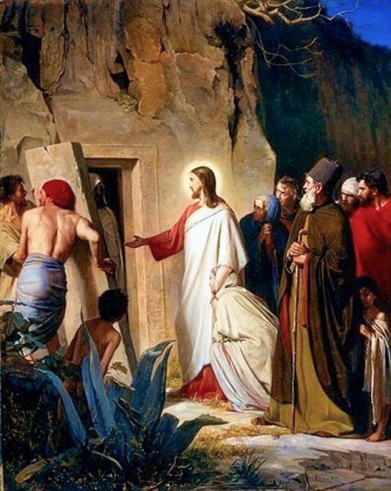 Raising of Lazarus art print by Carl Bloch for $57.95 CAD