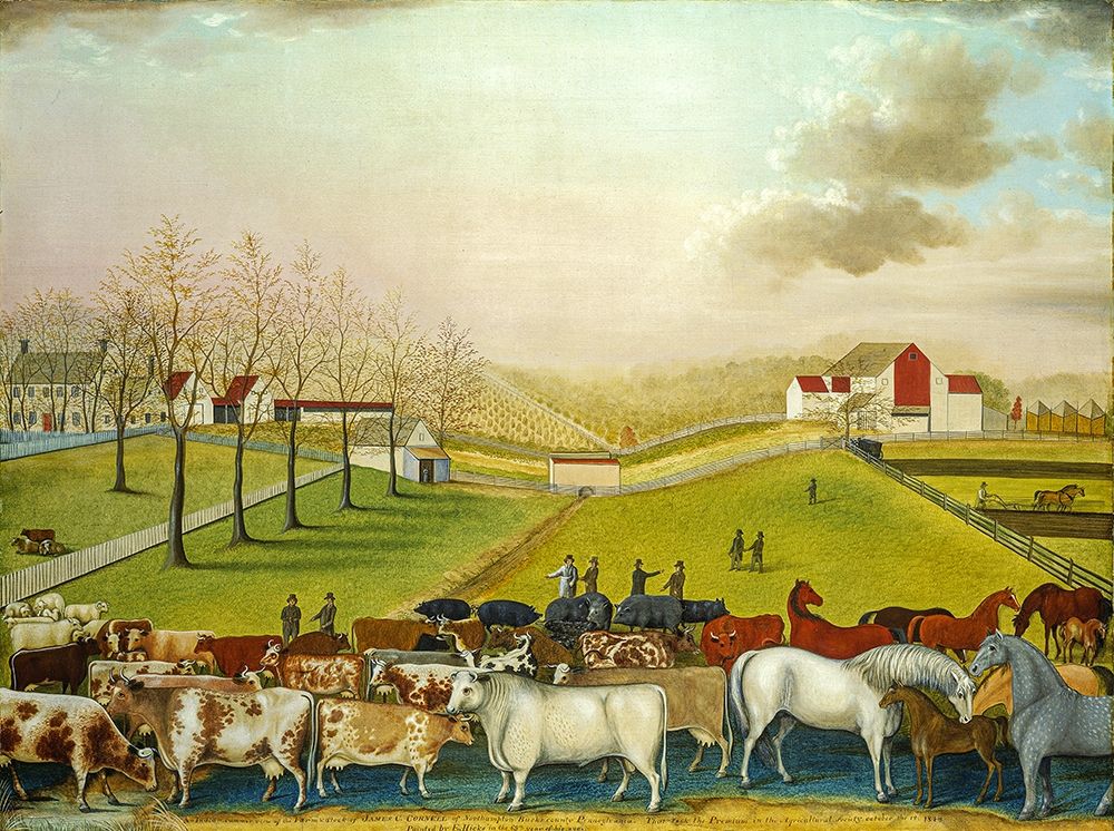 The Cornell Farm art print by Edward Hicks for $57.95 CAD