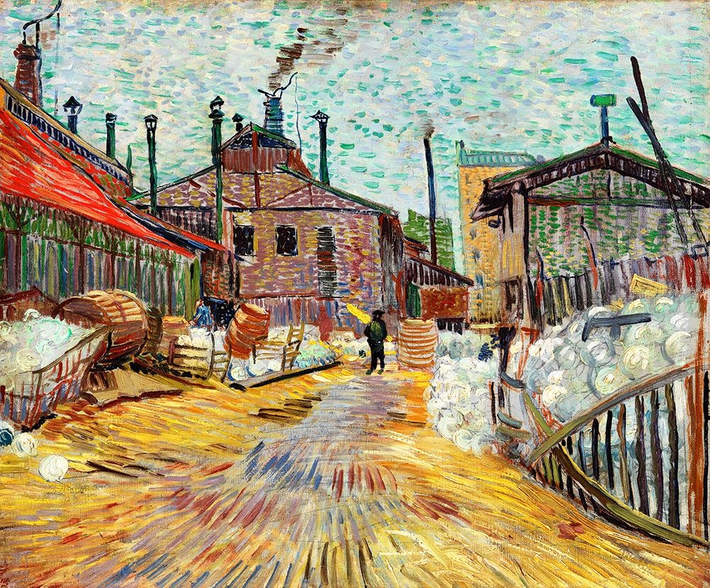 The Factory (1887) art print by Vincent Van Gogh for $57.95 CAD