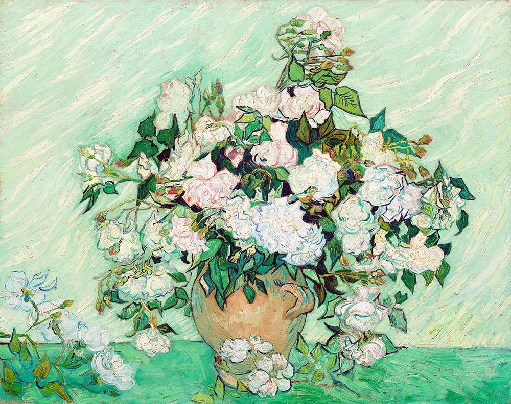 Roses (1890) art print by Vincent Van Gogh for $57.95 CAD