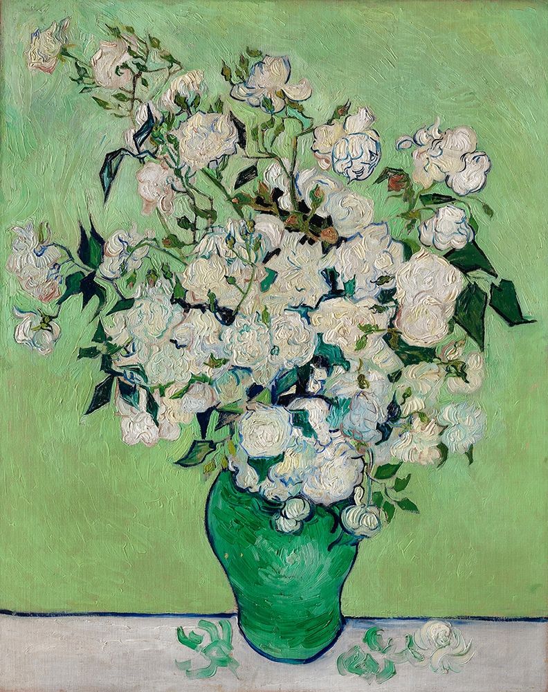 Roses (1890) art print by Vincent Van Gogh for $57.95 CAD