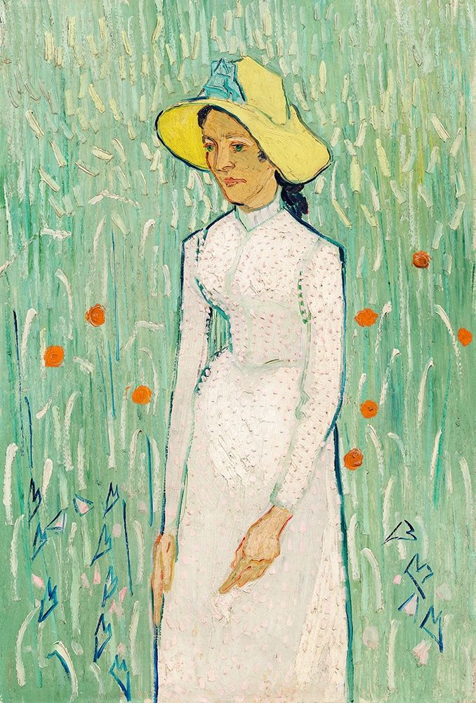 Girl in White (1890) art print by Vincent Van Gogh for $57.95 CAD