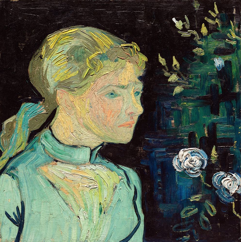 Adeline Ravoux (1890) art print by Vincent Van Gogh for $57.95 CAD