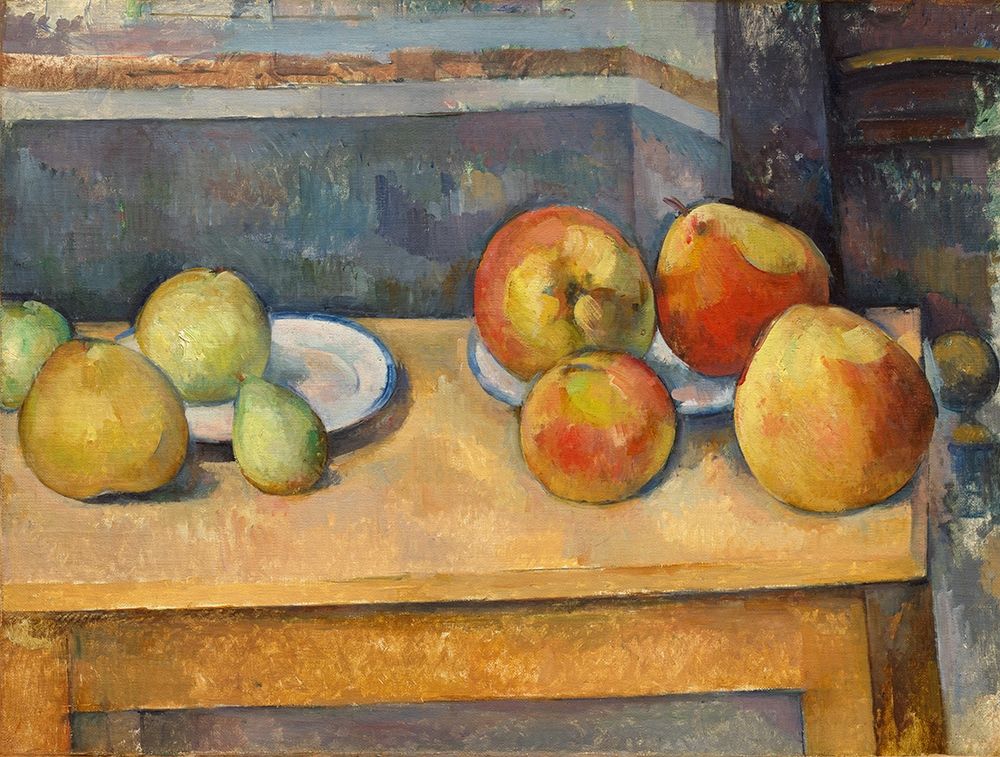 Still Life with Apples and Pears art print by Paul Cezanne for $57.95 CAD
