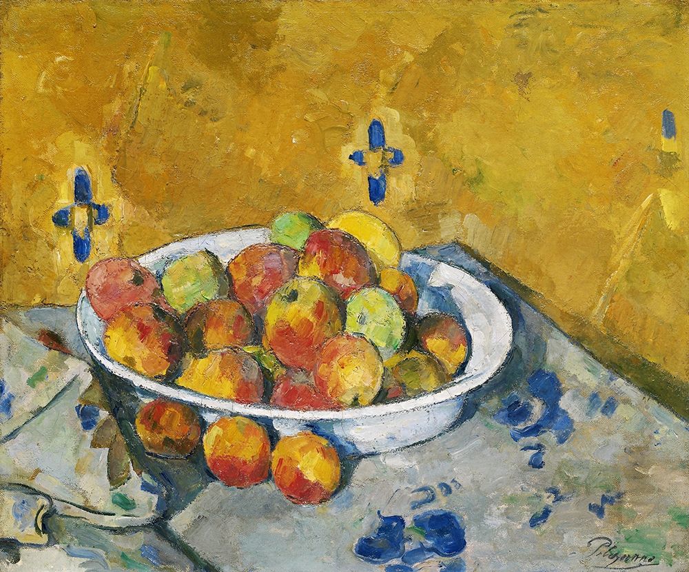 The Plate of Apples art print by Paul Cezanne for $57.95 CAD