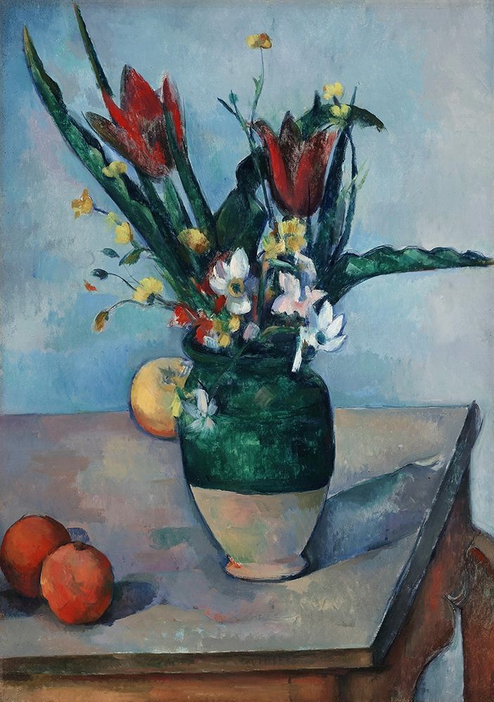 The Vase of Tulips art print by Paul Cezanne for $57.95 CAD