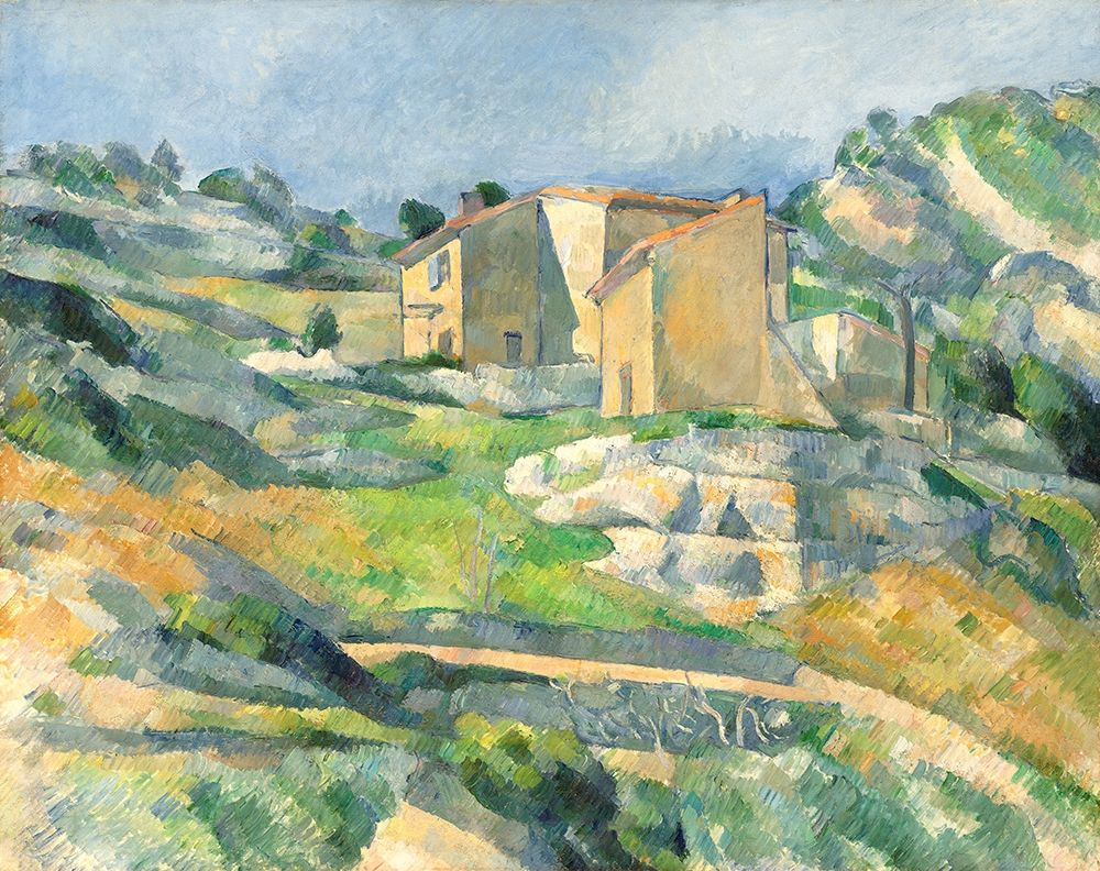 Houses in Provence: The Riaux Valley near LEstaque art print by Paul Cezanne for $57.95 CAD