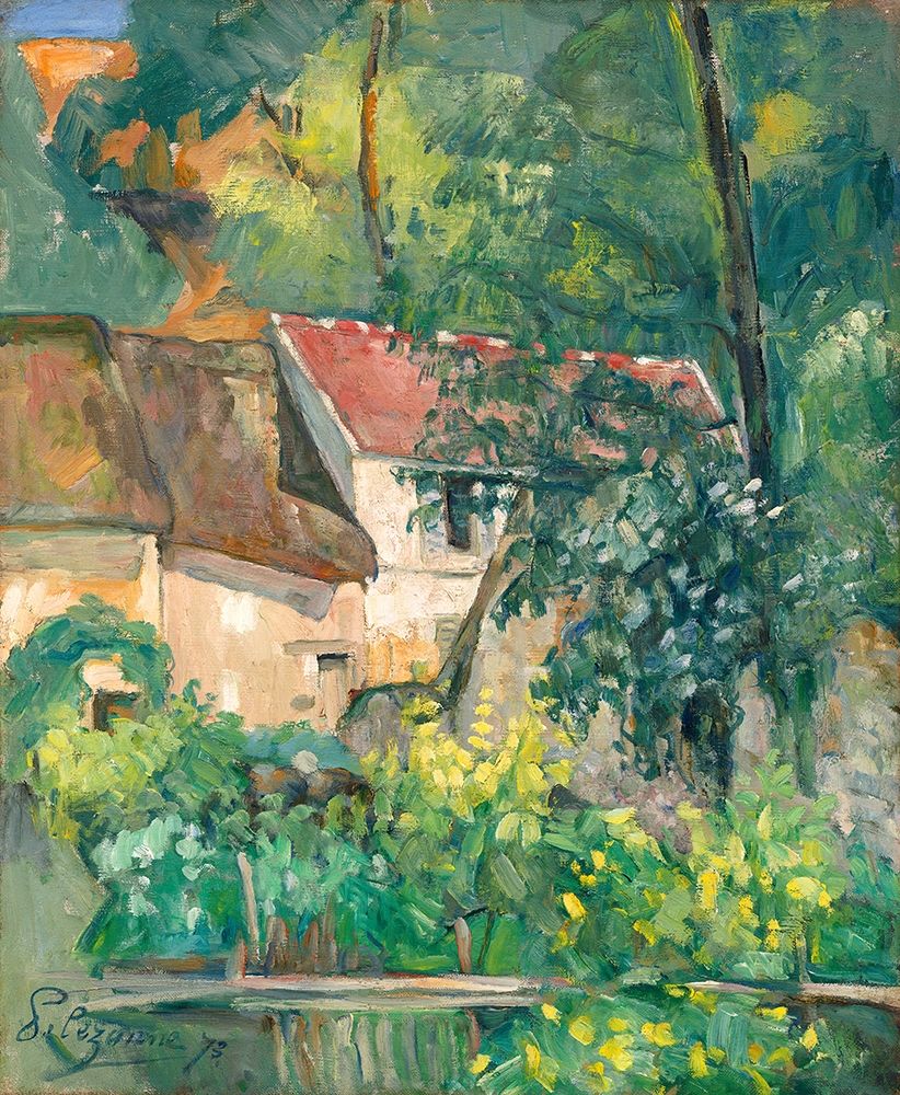 House of PÃ¨re Lacroix art print by Paul Cezanne for $57.95 CAD