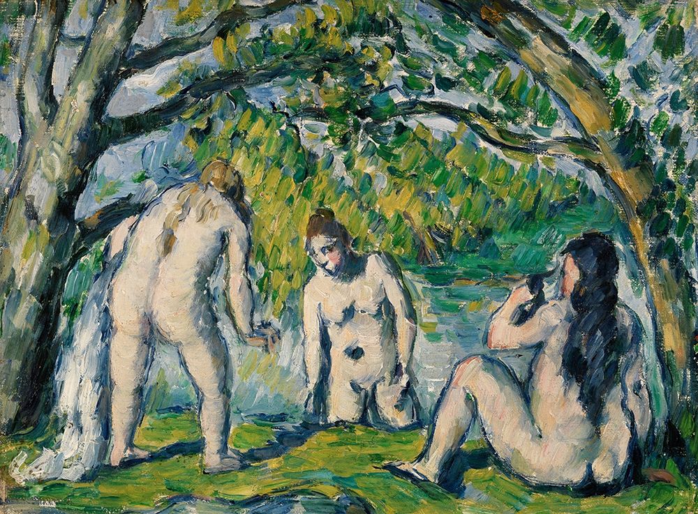 Three Bathers art print by Paul Cezanne for $57.95 CAD