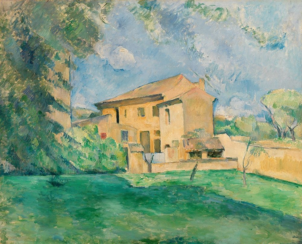 The Farm at the Jas de Bouffan art print by Paul Cezanne for $57.95 CAD