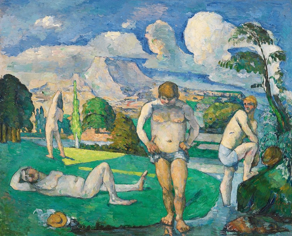 Bathers at Rest art print by Paul Cezanne for $57.95 CAD