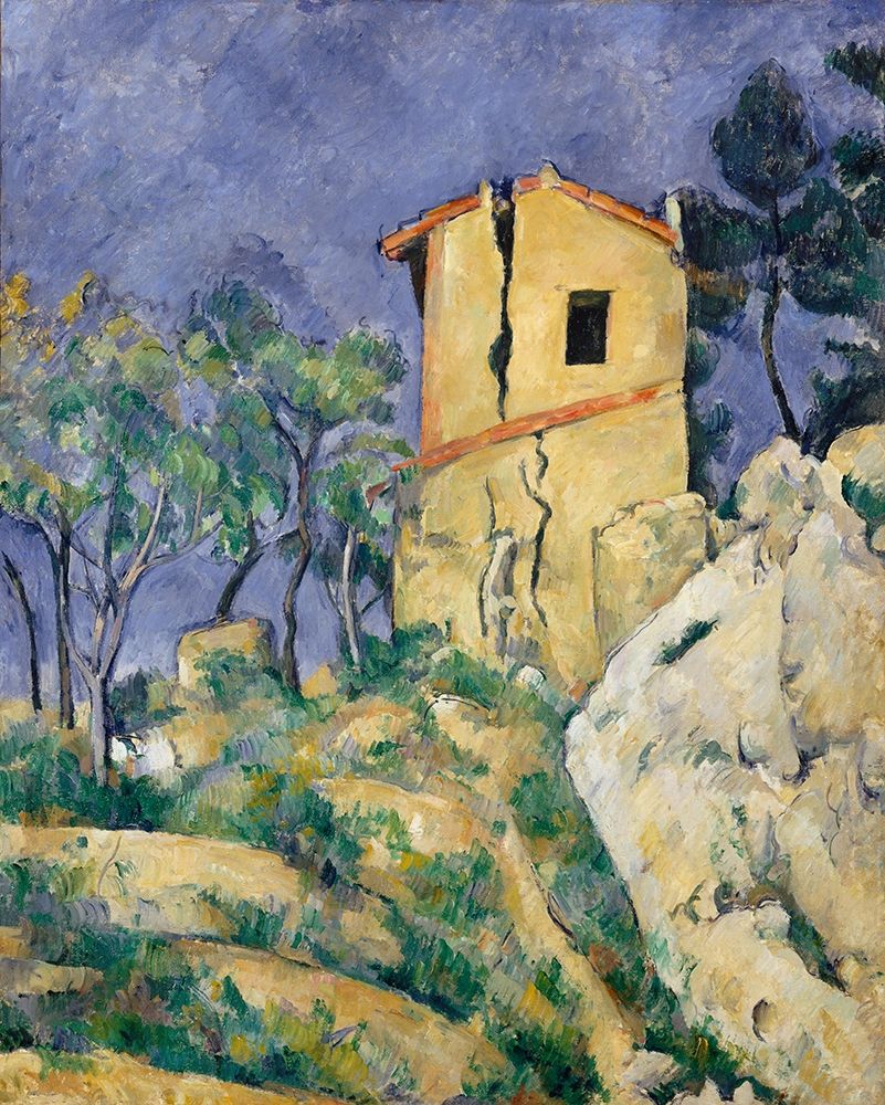 The House with the Cracked Walls art print by Paul Cezanne for $57.95 CAD