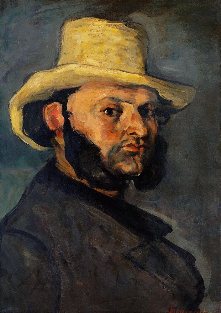Gustave Boyer in a Straw Hat art print by Paul Cezanne for $57.95 CAD
