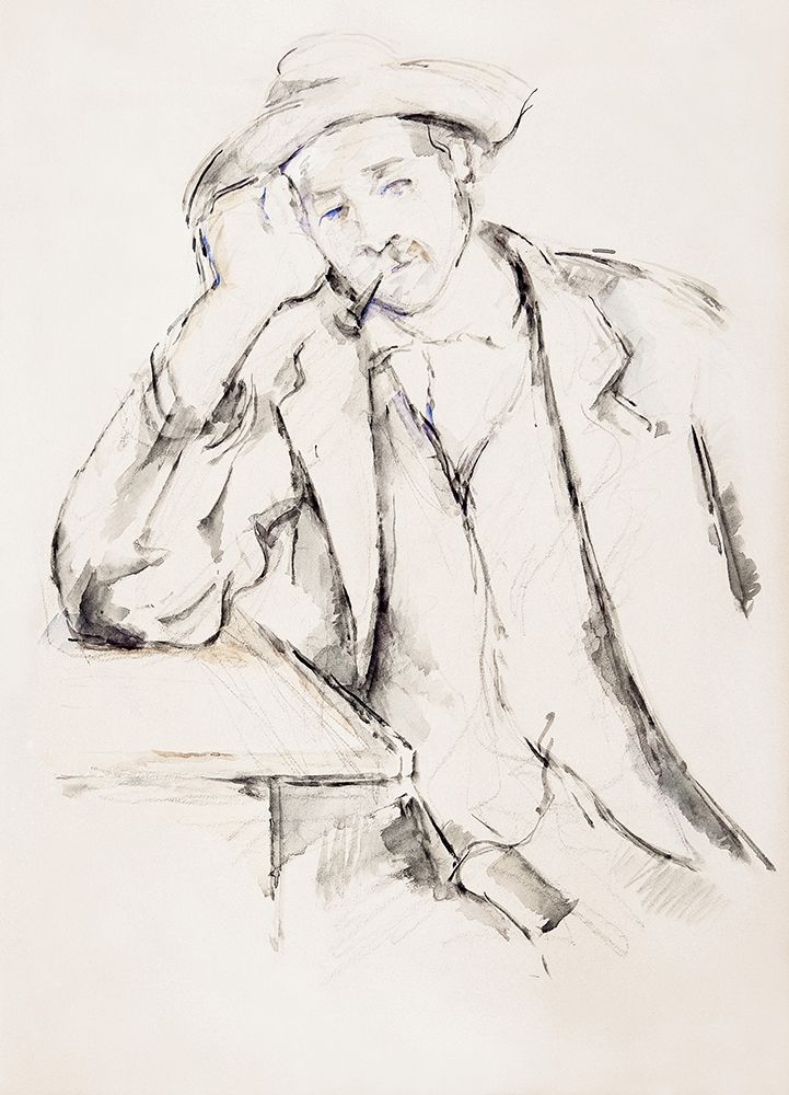 Leaning Smoker art print by Paul Cezanne for $57.95 CAD