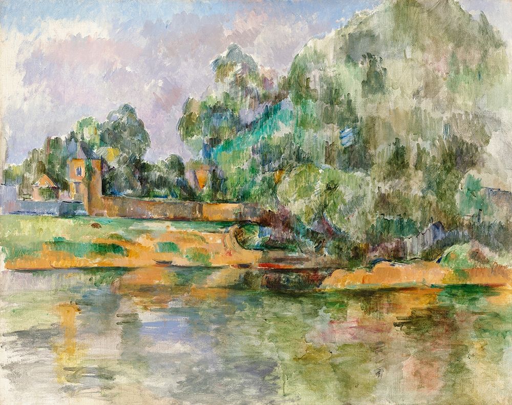 Riverbank art print by Paul Cezanne for $57.95 CAD