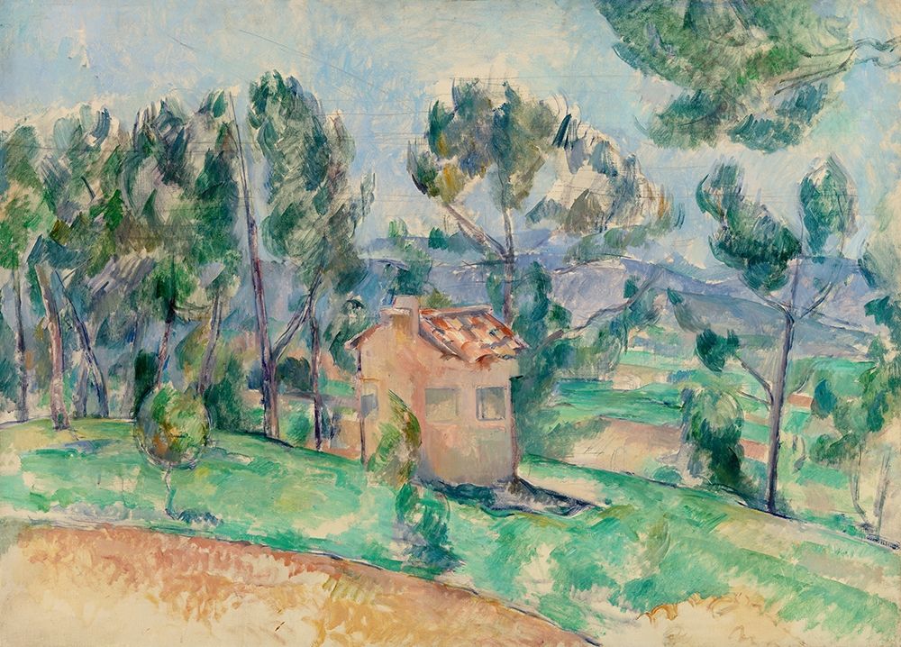 Hunting Cabin in Provence art print by Paul Cezanne for $57.95 CAD